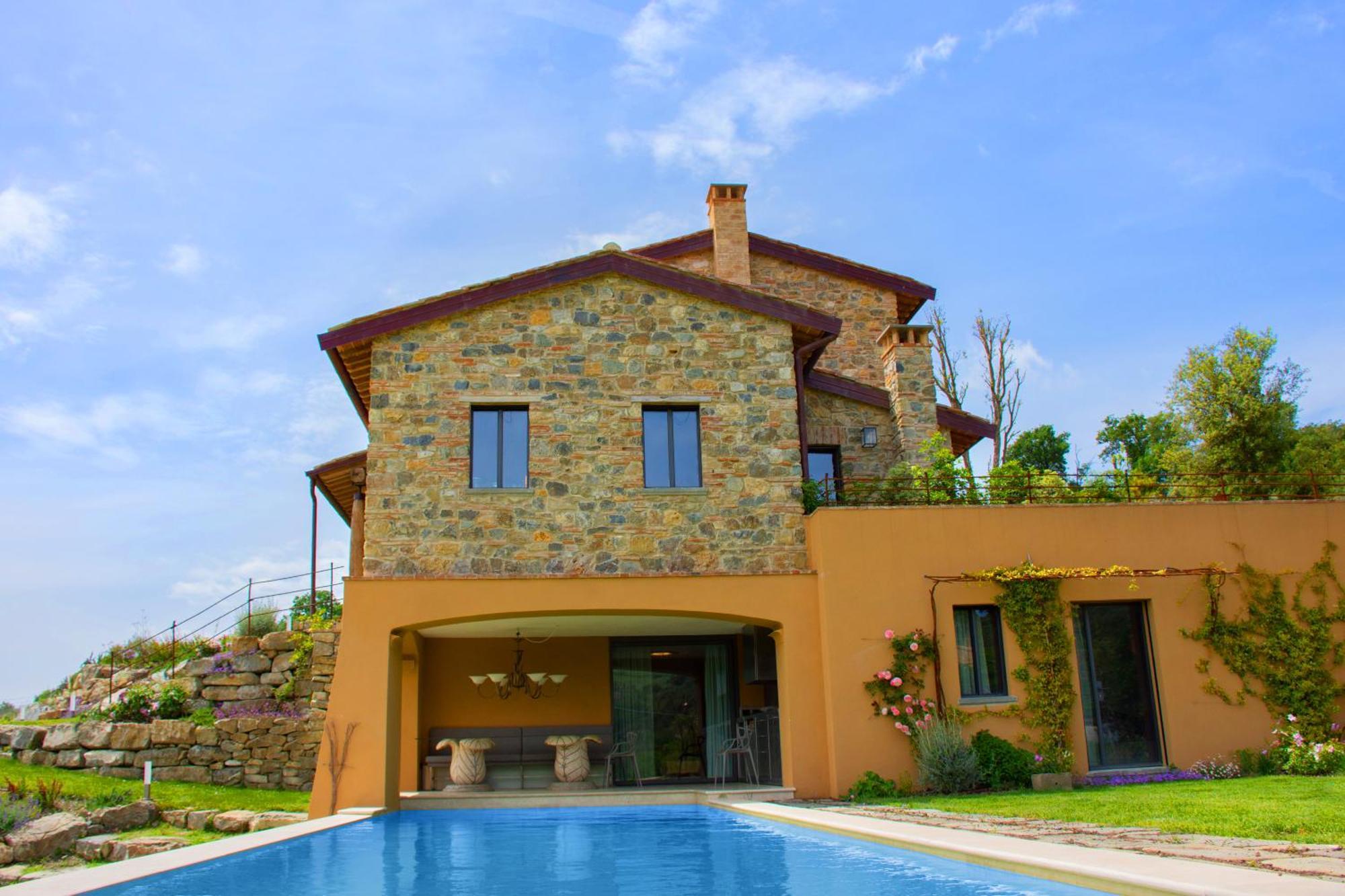 Villa Privata Con Piscina A Riparbella Кастеллина-Мариттима Экстерьер фото